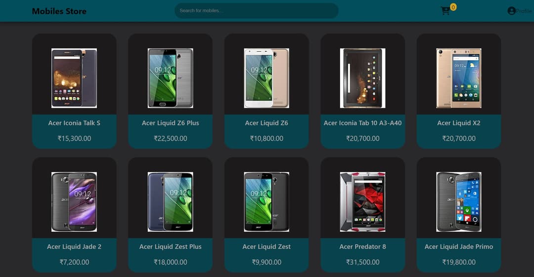 Mobile Store